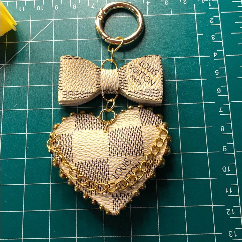 Heart Keychain/ Handbag Decor
